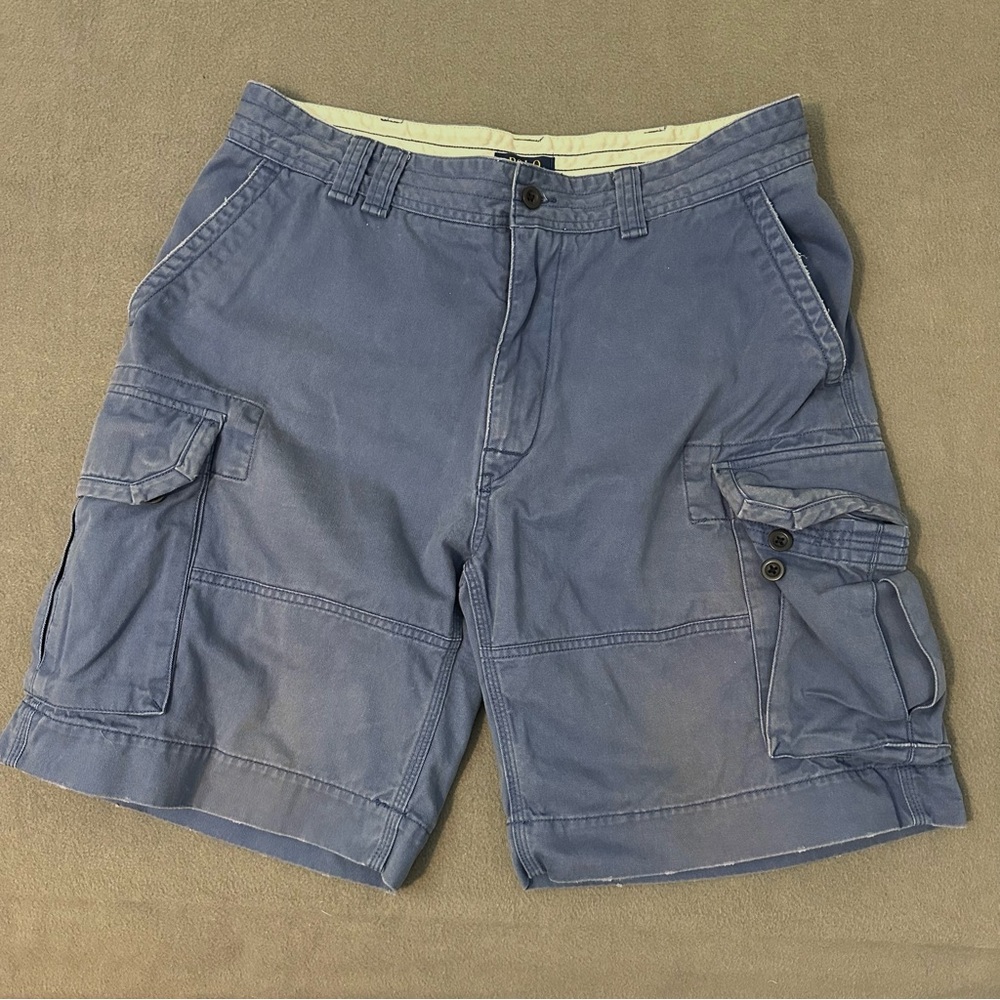 Polo Ralph Lauren Cargo Shorts Mens Blue 36